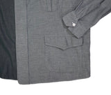Eidos - Grey Cotton Field Overshirt XL