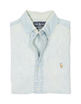 Ralph Lauren - Light Blue Denim Button-Down Shirt S