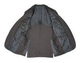 Ermenegildo Zegna - Navy/Brown Checked Silk/Cashmere Flannel Sports Jacket 50