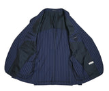 Tagliatore - Navy Pinstripe Wool Suit 52