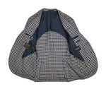 Spier & MacKay - Navy/Blue on Beige Wool Sports Jacket 46 (Short)