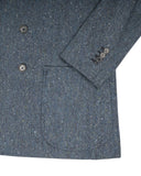 Orazio Luciano - Teal Blue DB. Flecked Wool Sports Jacket 48