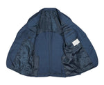 D+L.J. - Matte Navy Hopsack Wool Sports Jacket 50