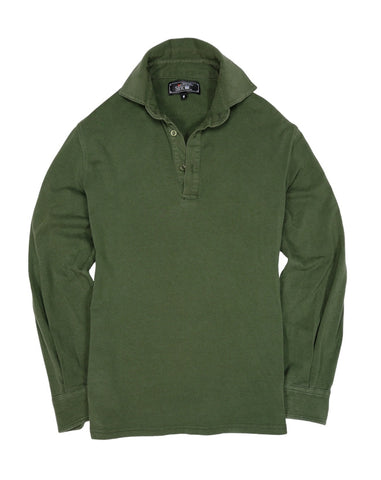 SIR - Dark Green Cotton Popover Shirt M