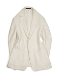 Corneliani - Ivory Silk/Cotton Sports Jacket 48