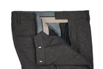 Oscar Jacobson - Dark Brown Flannel Wool Suit 46