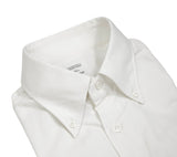 Mazzarelli - White BD. Twill Cotton Shirt 41