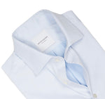 Shirtonomy - Light Blue Cotton Twill Shirt 38