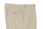 Berg & Berg - Taupe High Rise Linen Trouser 52