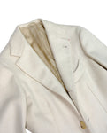Sartoria Dalcuore - Cream Tailored Wool Overcoat 44