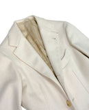Sartoria Dalcuore - Cream Tailored Wool Overcoat 44