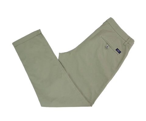 Mason's - Green Mid-Rise Cotton Trousers 48