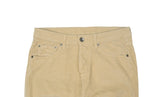 Eleventy - Beige Mid-Rise Corduroy 5-Pocket Trousers 32/32