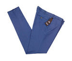 PT01 - Matte Navy Mid-Rise Cotton Trousers 36/34