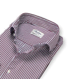 Stenströms - Striped Twofold Cotton Shirt 43 Reg.
