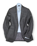 La Chemise - Grey Pinstripe Super 120's Virgin Wool Suit 44