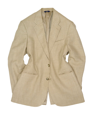 Brooks Brothers 346 - Oatmeal Hopsack Wool/Linen/Silk Sports Jacket