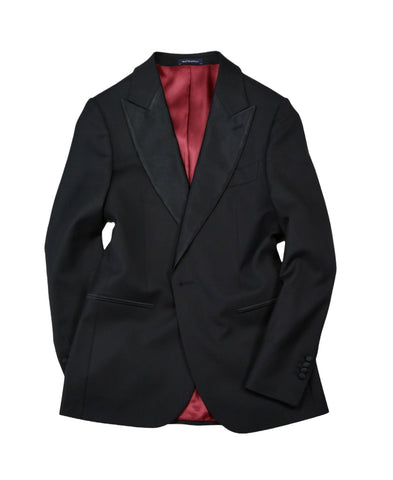 Suitsupply black tie tuxedo with evening shirt
