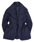Rubinacci - Navy Unconstructed Wool Sports Jacket  Blazer