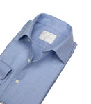 Oscar Jacobson - Blue Cotton Flannel Shirt 43
