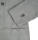 Blugiallo - Light Grey Hardy Minnis Wool Fresco DB. Suit 46