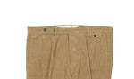 Gutteridge - Khaki High Rise Pleated Corduroy Trousers 36/30