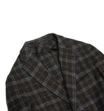Tagliatore - Brown/Blue Checked Virgin Wool Sports Jacket 52