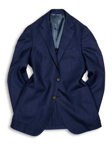 Suitsupply - Dark Navy Wool Sports Jacket 48