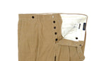 Gutteridge - Khaki High Rise Pleated Corduroy Trousers 36/30