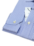 Camicissima - Blue Striped Cotton Shirts 39 & 41 Tailored