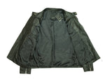 Sand - Matte Black Leather Jacket 50