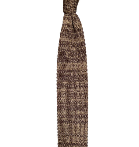 Oscar Jacobson - Dark Brown/Brown Knitted Tie