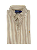Ralph Lauren - Brown Striped BD. Oxford Shirt S Reg.
