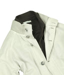 Eidos - Ivory Cotton Pincio Bomber Jacket XS